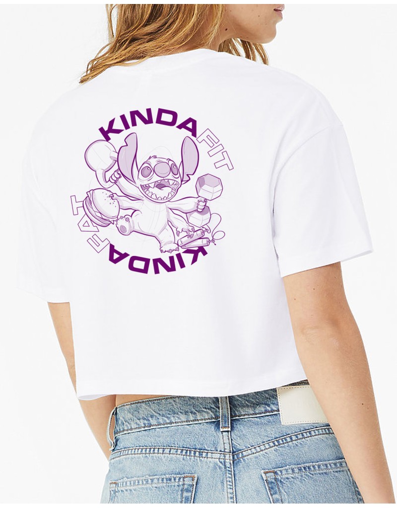 Camiseta crop mujer Kinda Fit
